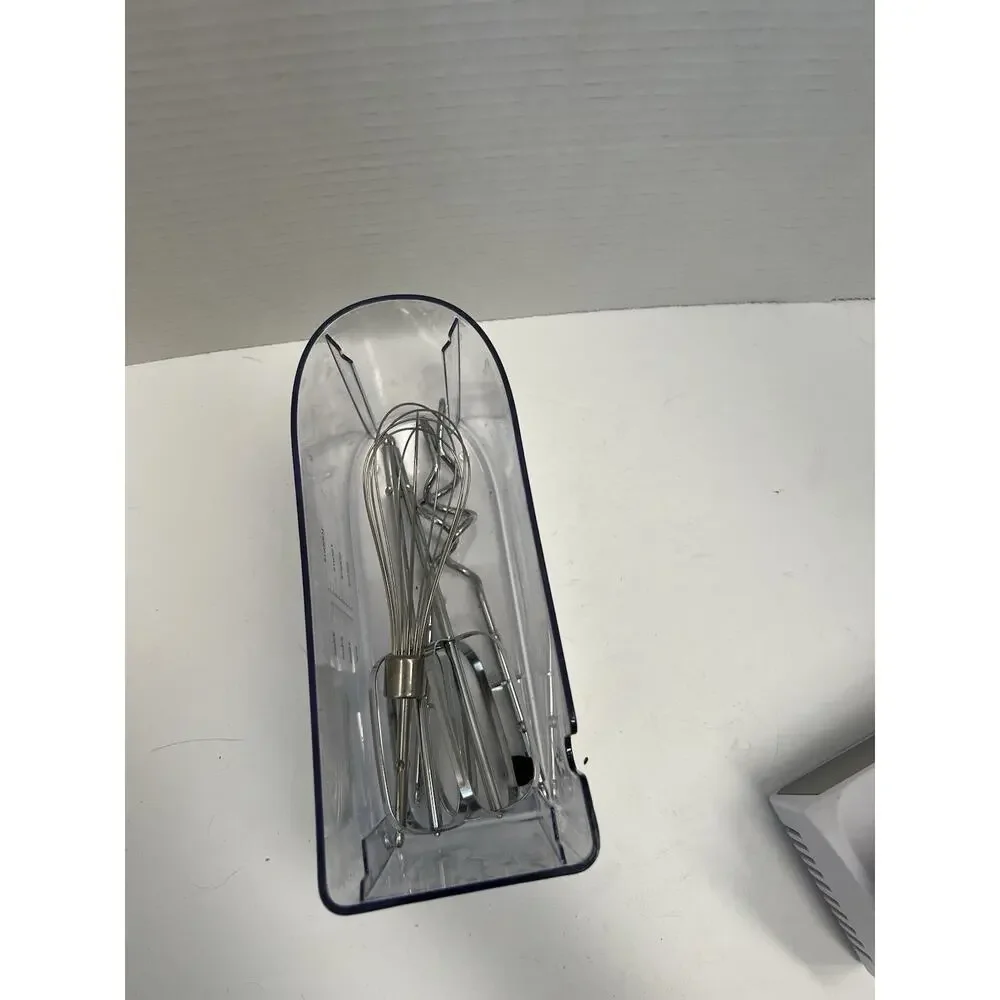 Hamilton Beach 6 Speed Hand Mixer with Quickburst, W/Snap-On Case, 4 Attachs